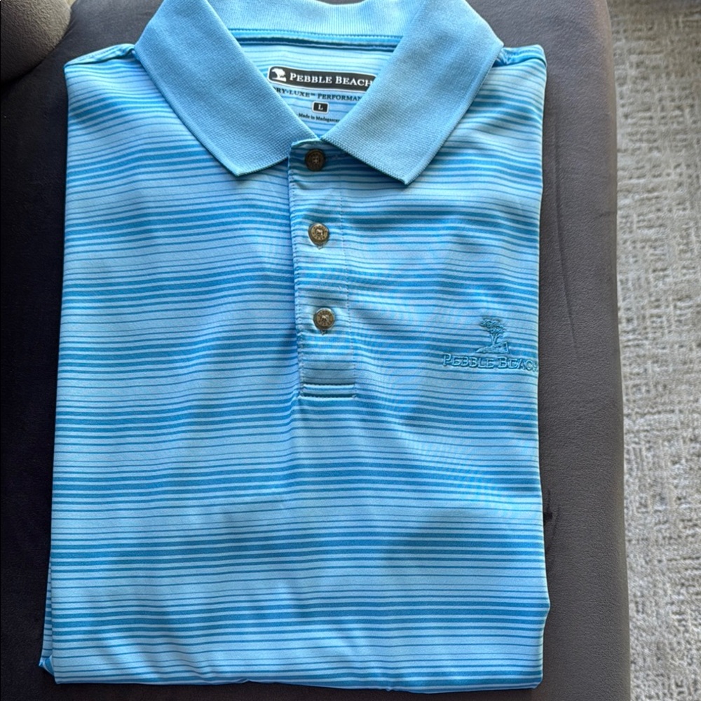 Pebble Beach Men’s short sleeve polo shirt